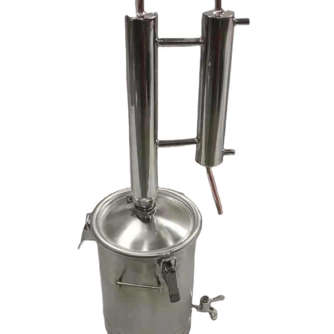 Moonshine Still 5.8 Gal 22 Litres Stainless Steel distillation Wine Making Kit alcohol Distiller Home Brewing Kit