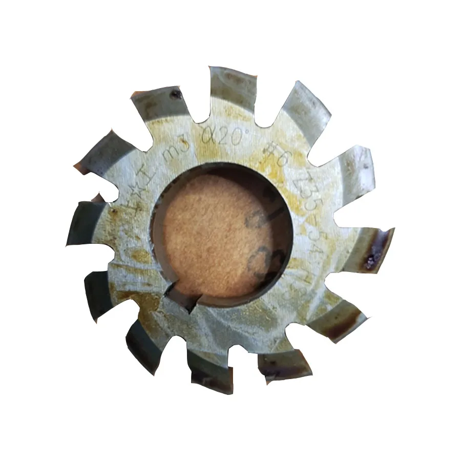 8Pcs High Speed Steel Gear Cutter Tools Involute Gear Milling Cutter M0.3-M10
