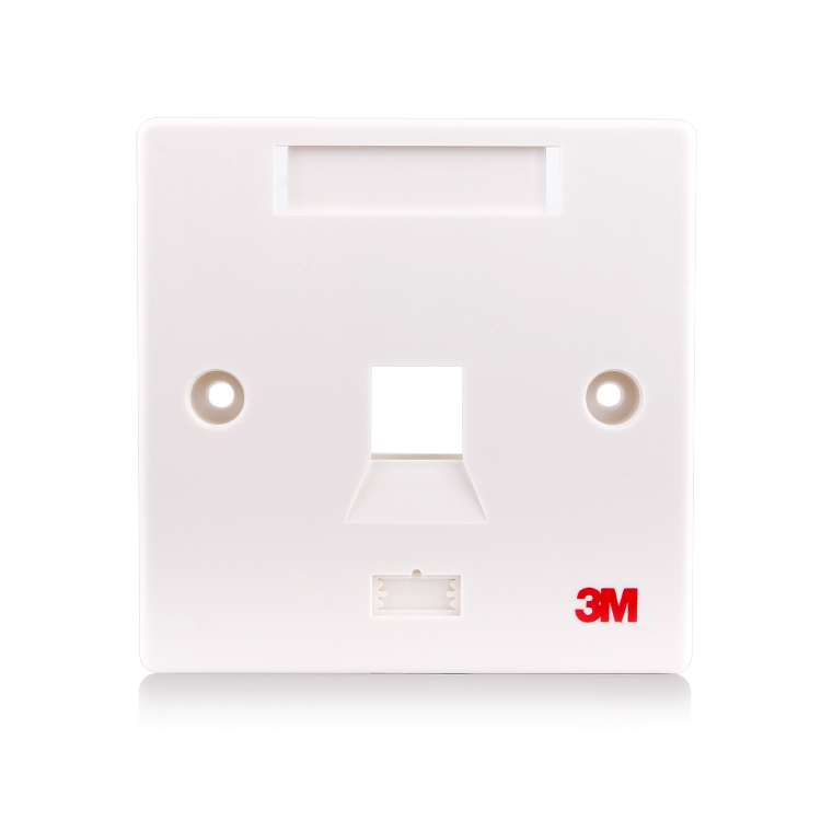 3M Двойная портовая пластина, ethernet-лицевая пластина rj45, настенная пластина по низкой цене