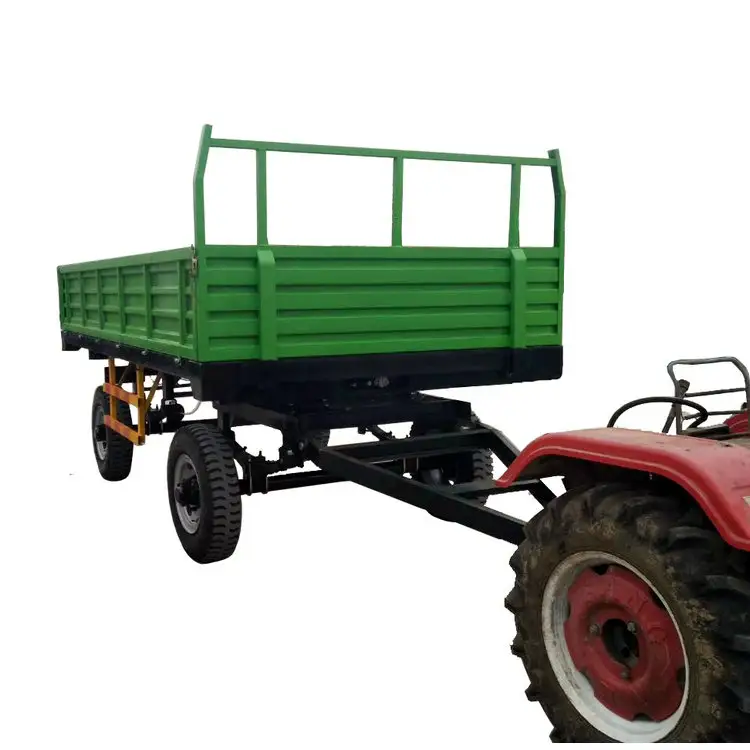 Farm Trailer Agriculture Dump Tractor Trailer Farm Tipping Trailer 5 Tons Cargo Trailer For Sale