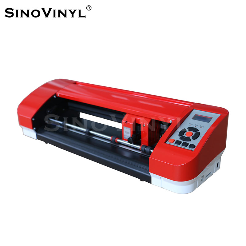 Удобное режущее лезвие SINOVINYL для самостоятельной сборки, виниловый графический режущий плоттер Starcut, красный режущий плоттер, настольный режущий станок