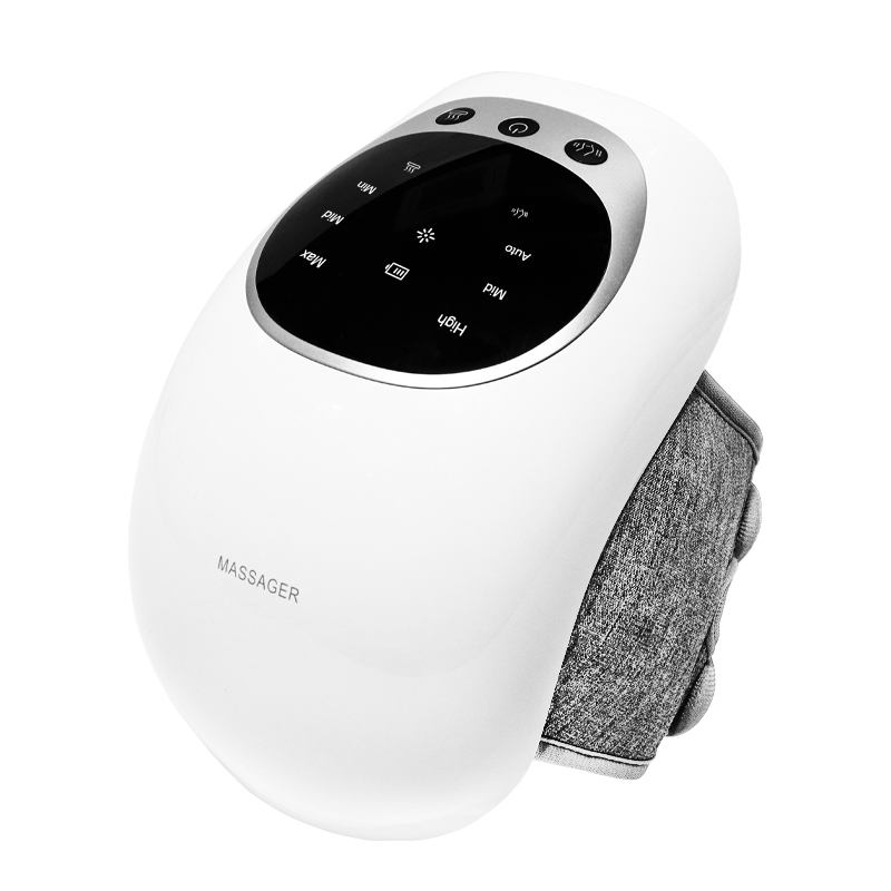 Knee Massager with Heat Vibration Cordless Electric Rechargeable Knee Brace Hot Knee Pad for Arthritis Pain Relief Gifts