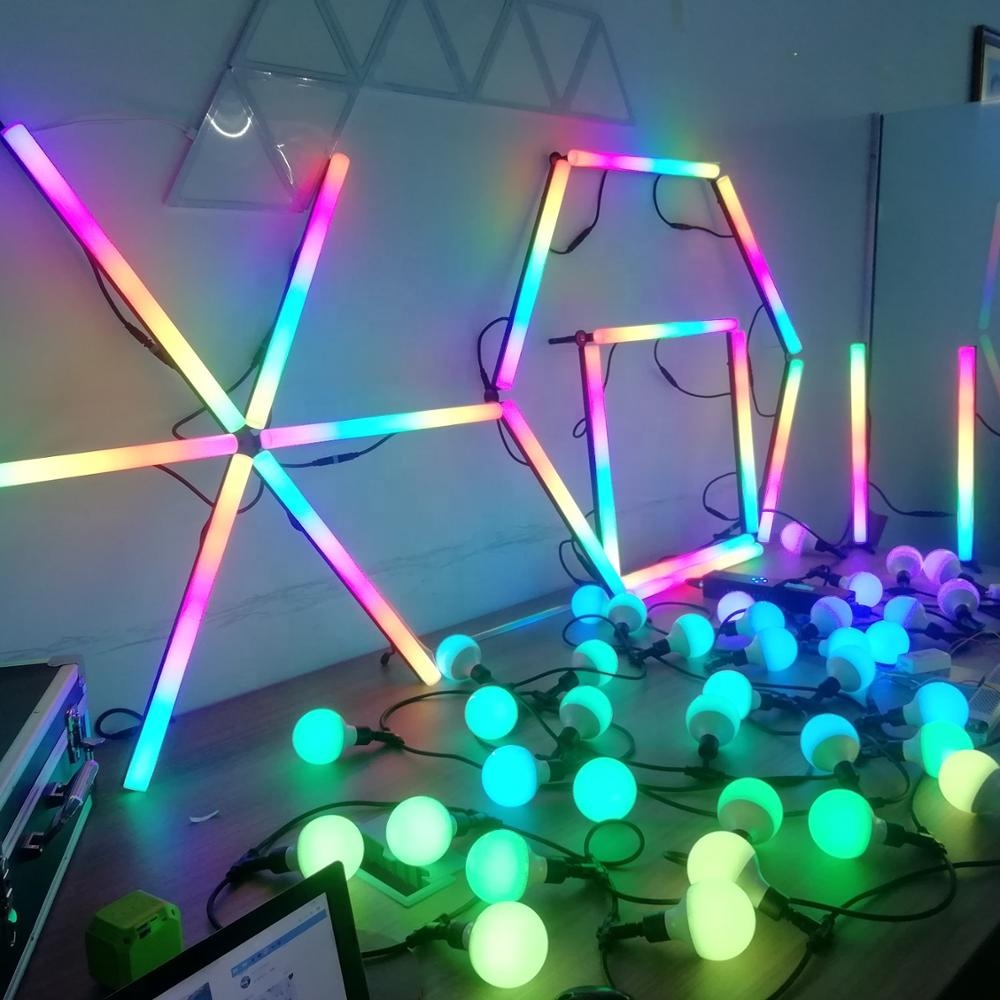 Новое поступление DC24V сценическое светодиодное освещение SK6812 RGB видео Mictuning SPI led пиксель бар Спорт на открытом воздухе обувь для сцены, вечеринка, бар, свадьба