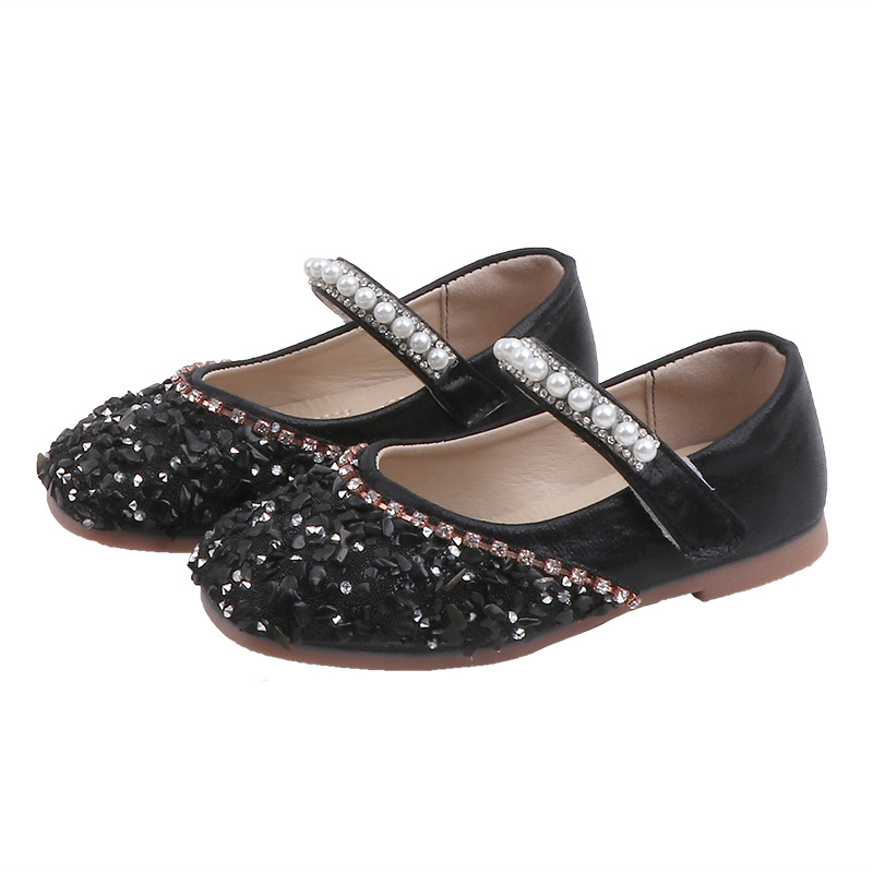 High Quality Glitters Fashion Style Princess Dress Shoes Girls Casual School Shoes Wholesale