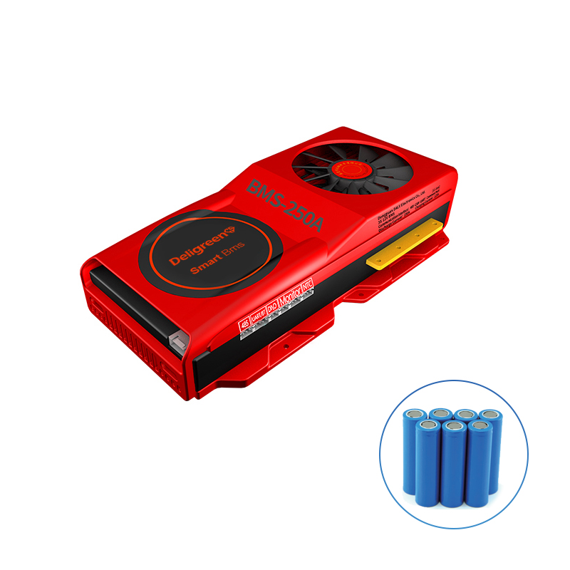 Batteryqueen Смарт BMS с вентилятором 4S 12V Lifepo4 плата защиты батареи 150A 200A250A RS485 приложение PC Электрический мотоцикл