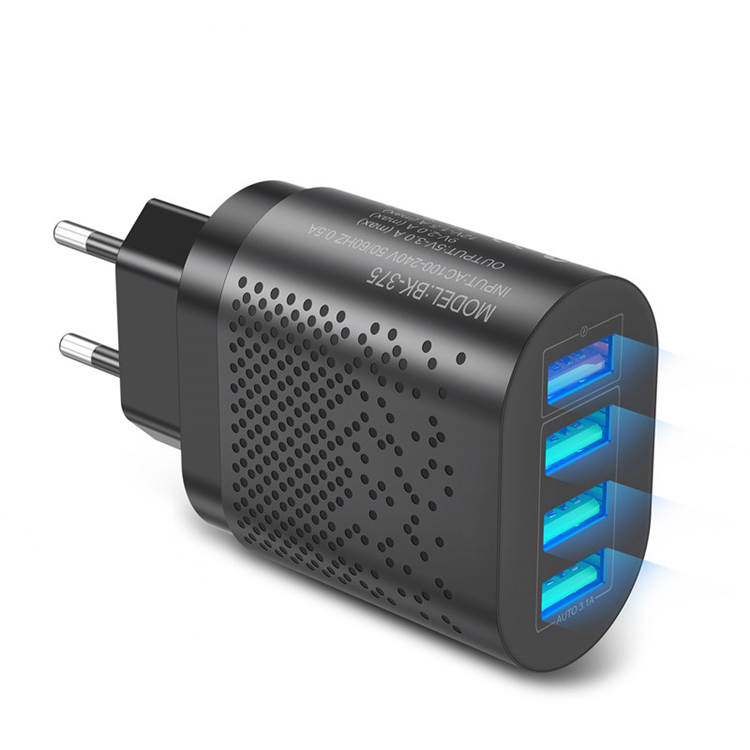 Быстрое настенное зарядное устройство USB с разъемом AC100-240V EU/US 3A, быстрое зарядное устройство для мобильного телефона 3,0