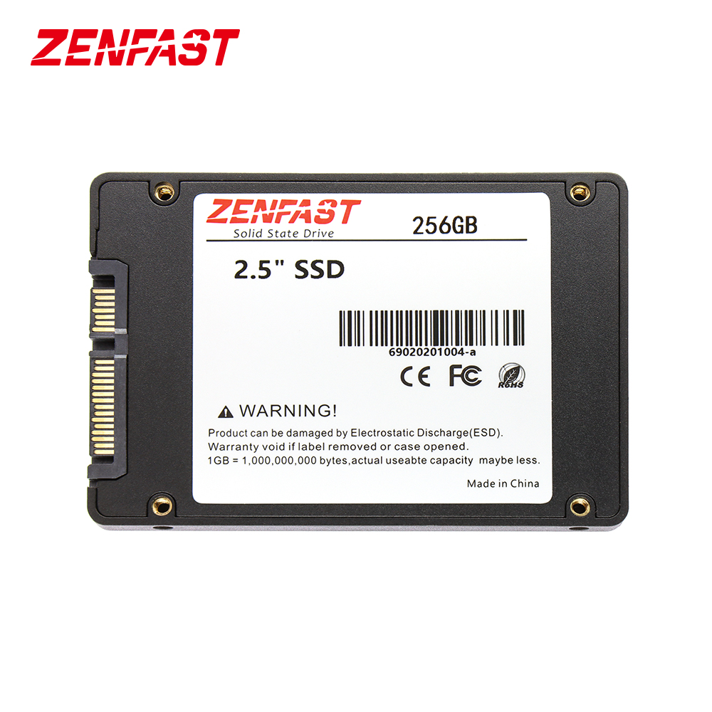 Новый OEM ZENFAST 2,5 дюймов sata 6,0 ГБ/сек. 256 ГБ SSD 3 года гарантии на рабочий стол или ноутбук