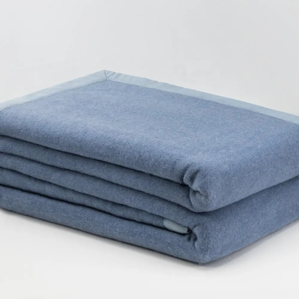 Wholesale High Quality Woven Warm Super Soft Merino Wool Manufacturers Blanket