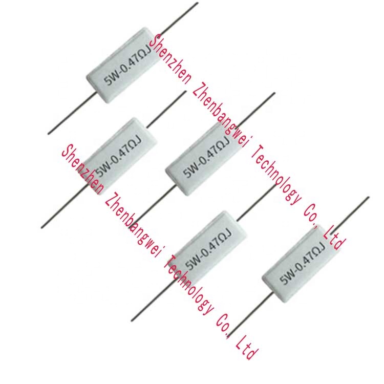 Цементный резистор ZBW 5w5r1j 5wr1j 5w1r2j, оригинальный цементный резистор 5w51rj 5w330rj 5w47rj, резистор 5 ватт