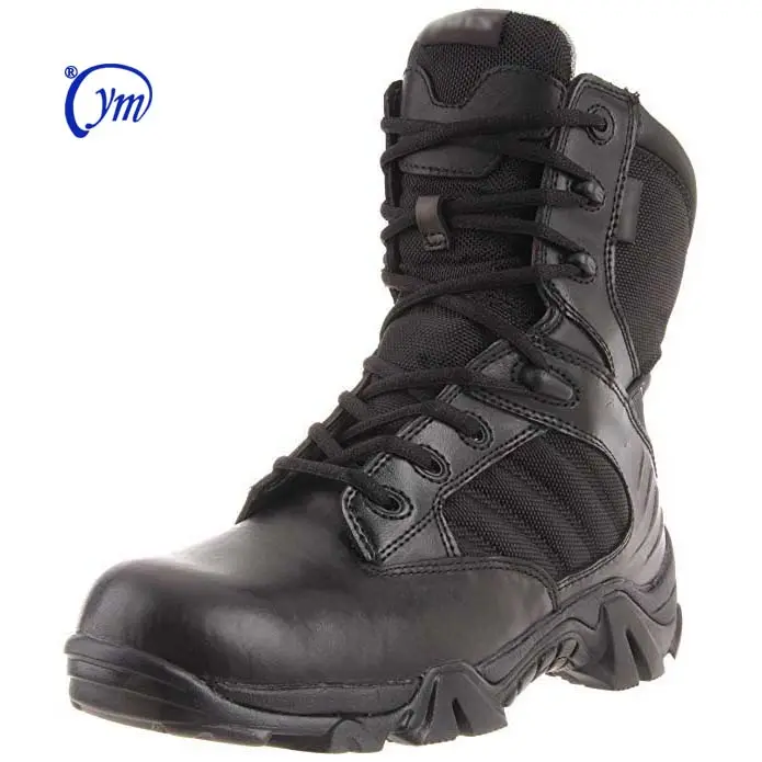 High Quality Genuine Leather Waterproof Anti-Slip Men Hiking Desert Jungle Tactical Boots