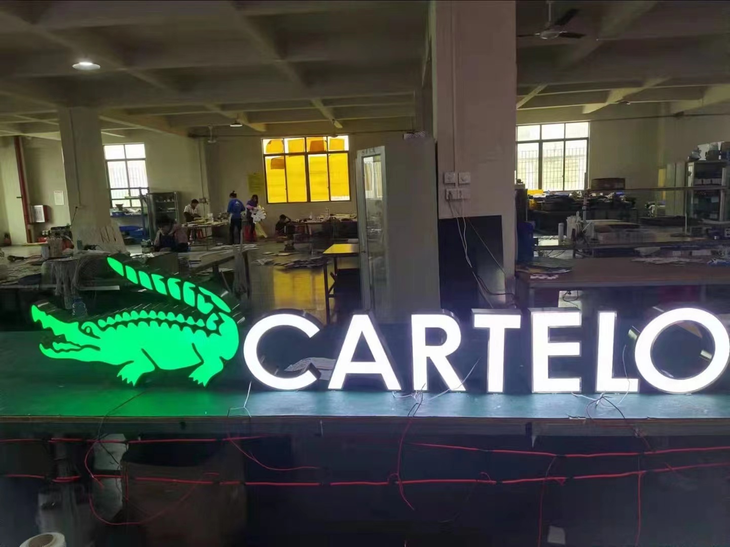 Наружная светодиодная реклама, индивидуальный 3D логотип, светящиеся буквы, знак, Металлический канал из нержавеющей стали, СВЕТОДИОДНЫЙ знак