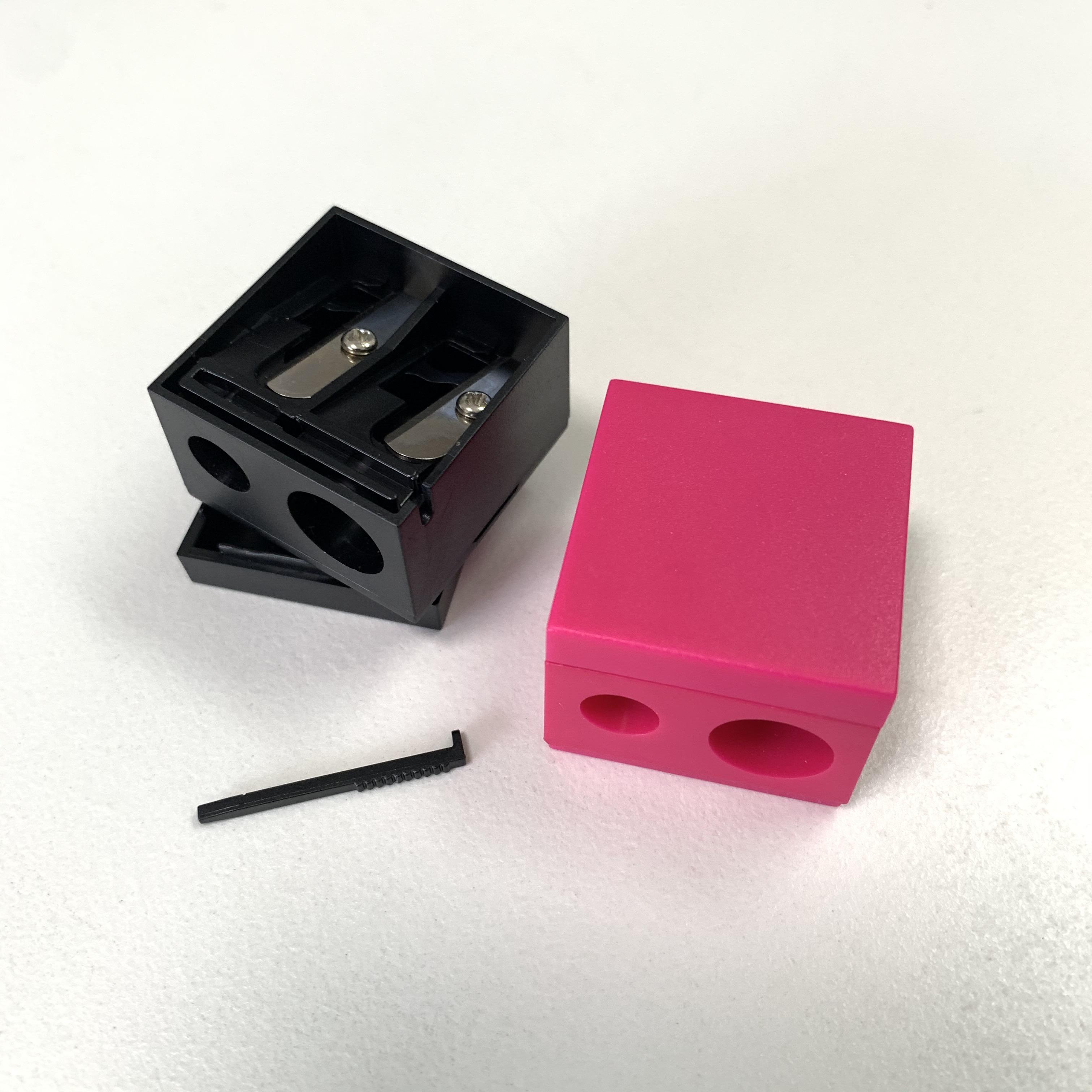 Dual Cosmetic Makeup Eyeliner Lip liner Eyebrow Pencil Sharpener cheap mechanical pencil sharpeners