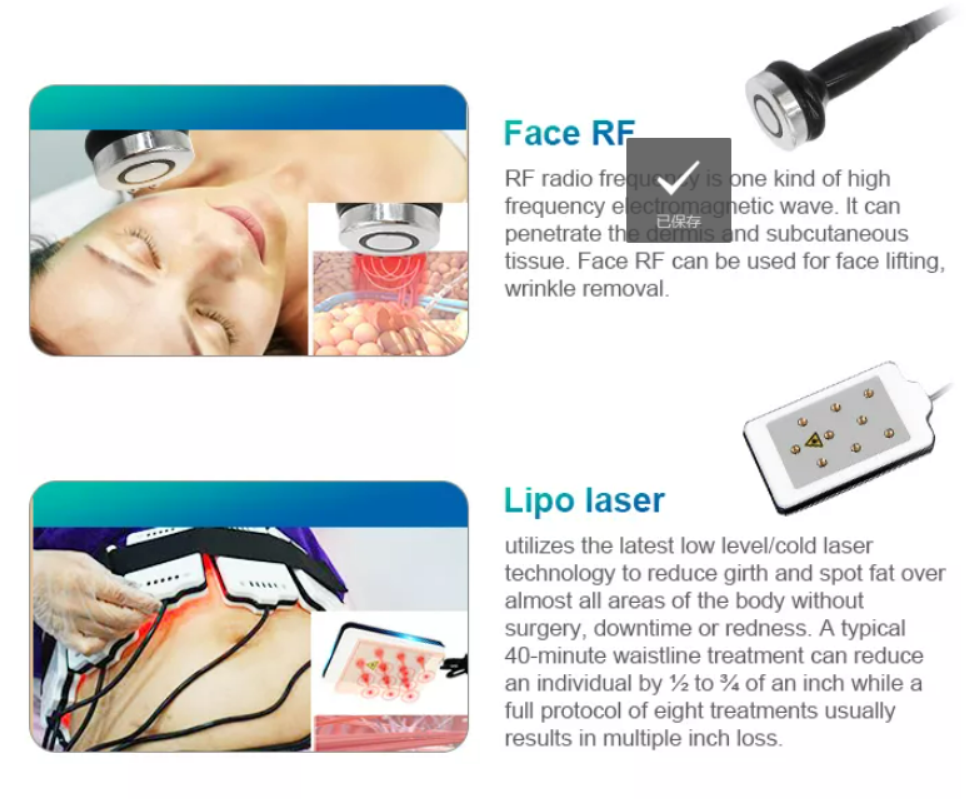 Cryo machine cryofacial fat freeze cryolipolysis machine 40k cavitation 650nm lipo laser fat slimming machine for sale