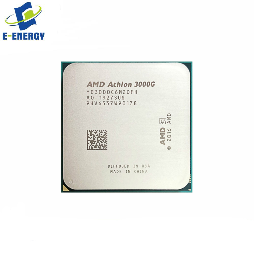 Двухъядерный разблокированный процессор AMD A thlon 3000G 3,5 ГГц OC AM4