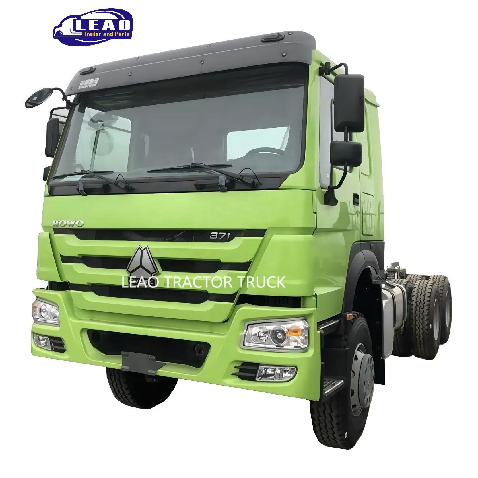 Б/у трактор 6x4 грузовик с головкой HOWO 371HP Prime Mover 375hp грузовик трактор