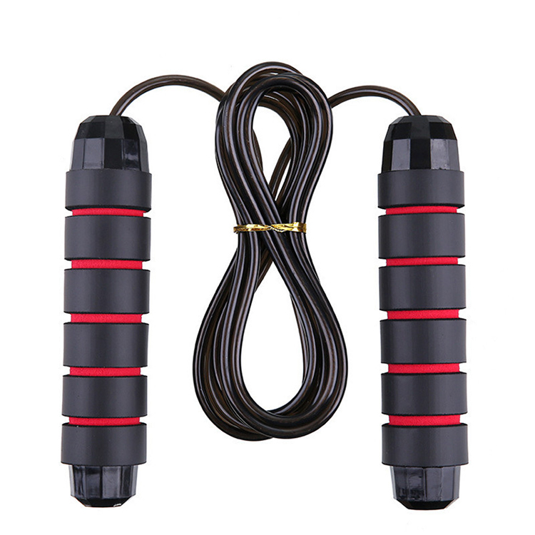Factory price custom steel high quality speed skipping heavy pvc weighted jump rope with logo