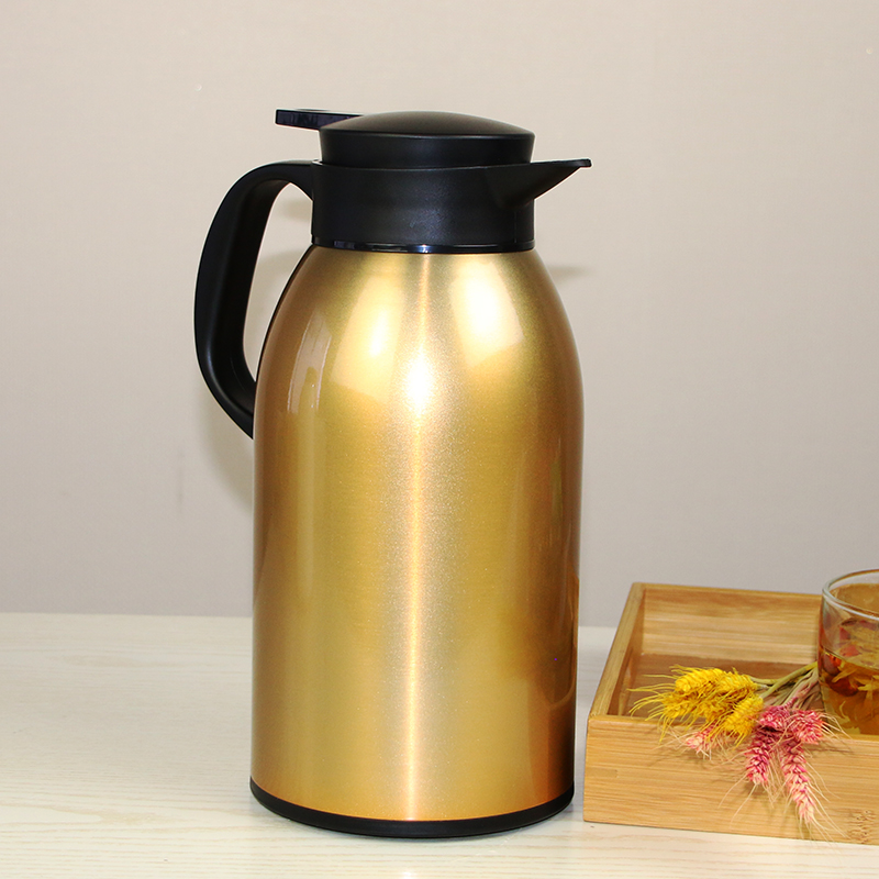 2L double wall vacuum insulated stainless steel 304 thermal Tea arabic coffee pot