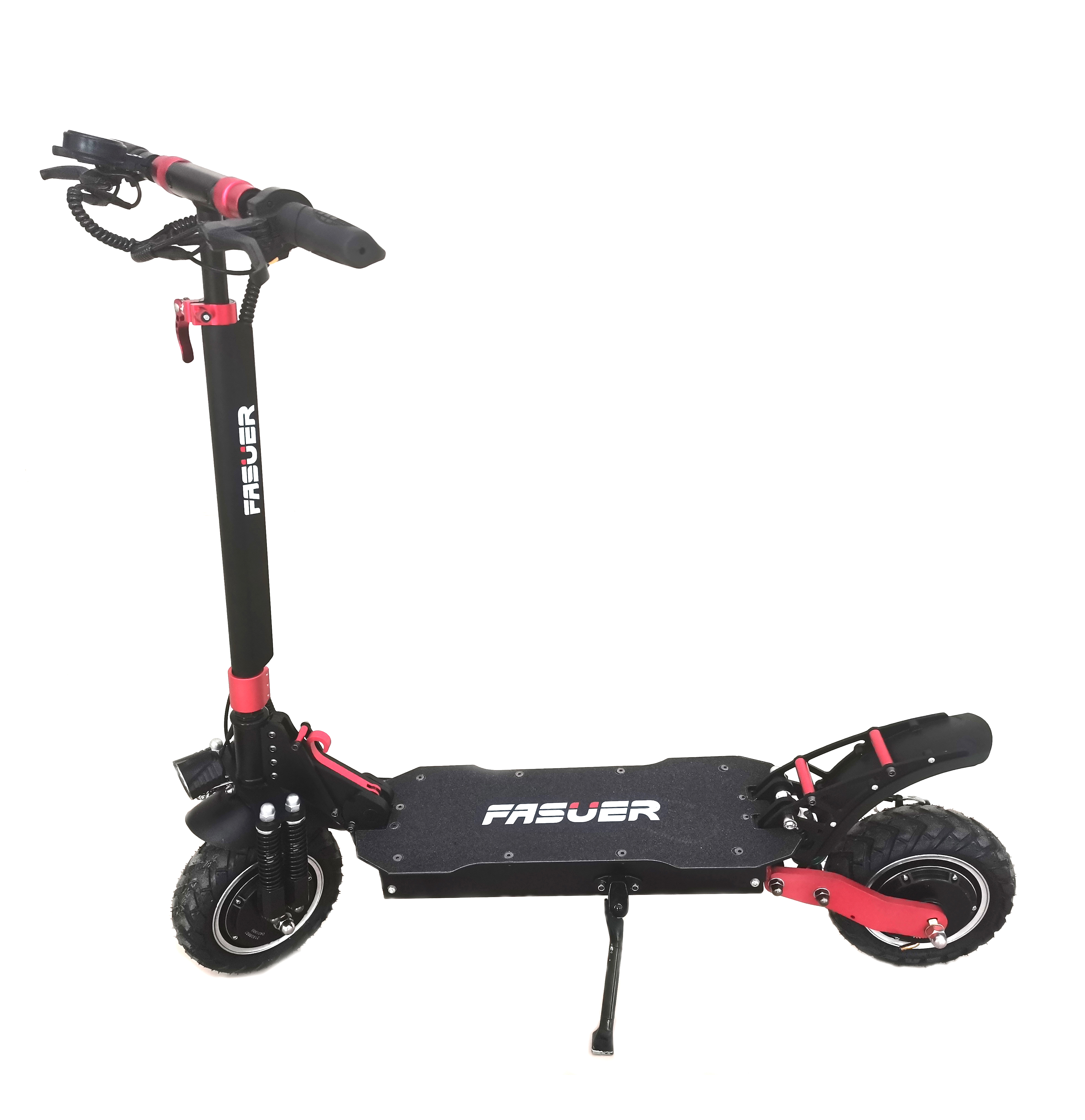 FASUER New10inch 52V 17.5Ah 800w * 2 бескамерные шины с двойным двигателем, Электрический скутер с пружинной подвеской и дисковым тормозом