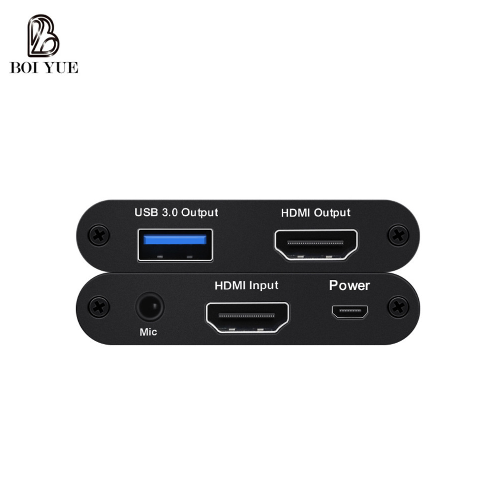 HD к USB 3,0 Аудио карты видеозахвата 1080P для игры и живого устройства захвата