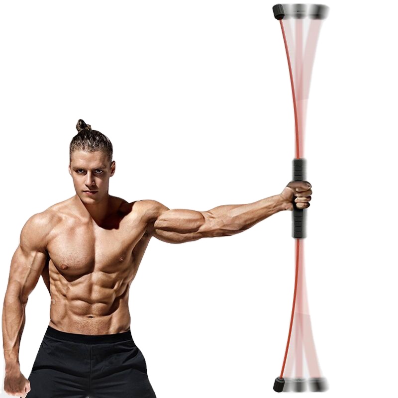 Fitness Vibration Muscle Training Exercise Bar and Shoulder Rehabilitation Equipment