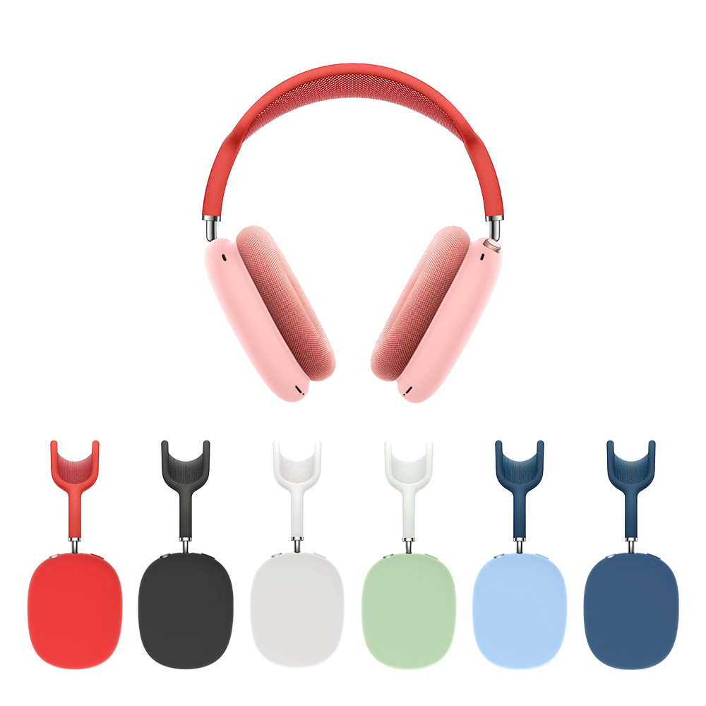 Силиконовый чехол для наушников AirPods Max, Противоударная защита для беспроводных наушников с противоскользящей двусторонней стороной, чехлы для Air Pods Max