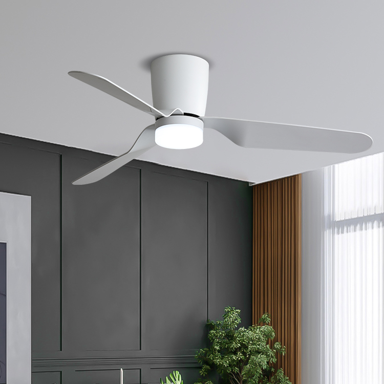 High Product Decorative Livingroom Dining Room Remote Control Led Light Ceiling Fan