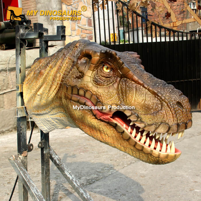 MY DINO AD051 High Quality Artificial Animatronic Dinosaur T-rex Head