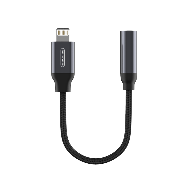 High Quality Factory Manufacture 3.5mm AUX Audio Jack Cable Earbuds Earphone Headphone Adapter For iPhone