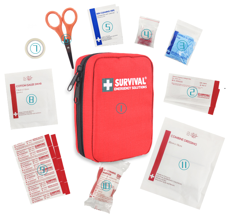 good quality First-aid kit CE approved outdoor emergency first aid kit compact smart kit manufacture factory