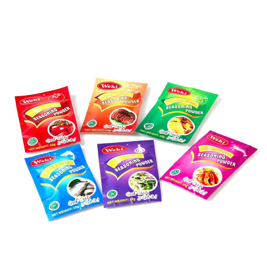 600 Pieces Small Packaging Halal Dried Seasoning Powder For Africa