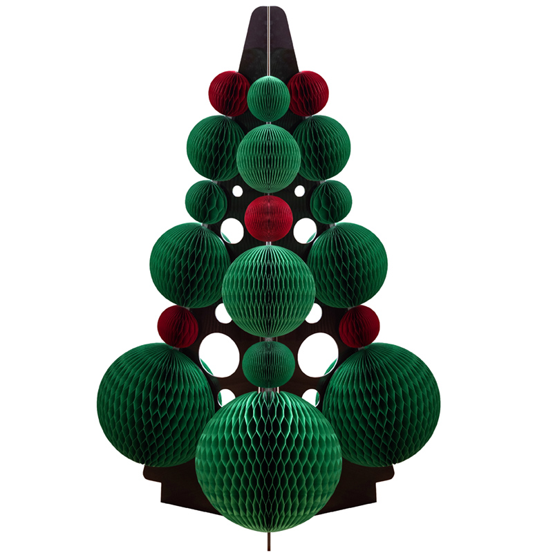 Folding Paper Durable Bubble Multi-size Christmas Gift Christmas Tree