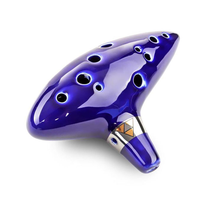 Legend of Zelda Ocarina of Time 12 Hole,Ceramic Zelda Ocarina