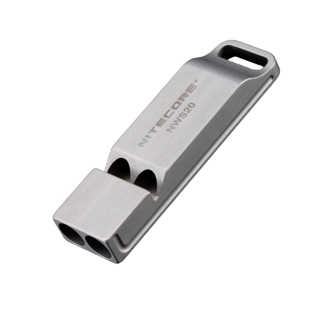 NITECORE NWS20 270db SOS титановый Металл Безопасность полиция Военная авария Выживание свисток