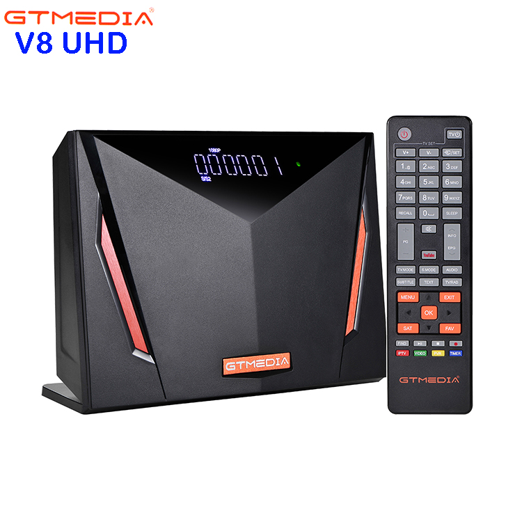 GTMEDIA V8 UHD спутниковый получить DVB-S/S2/S2X DVB + T/T2/ISDB-T/кабель Поддержка 4K PowerVu Biss Youtuber 2020 новое поступление