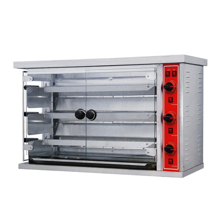 3P/6P/9P peruvian BBQ grill gas electric chicken oven roasting rotisserie