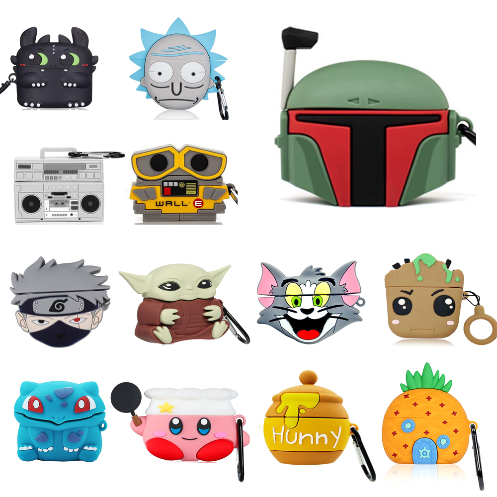 Чехол с 3D рисунком Yoda Baby для AirPods Pro, чехол для Apple Airpods 1 2