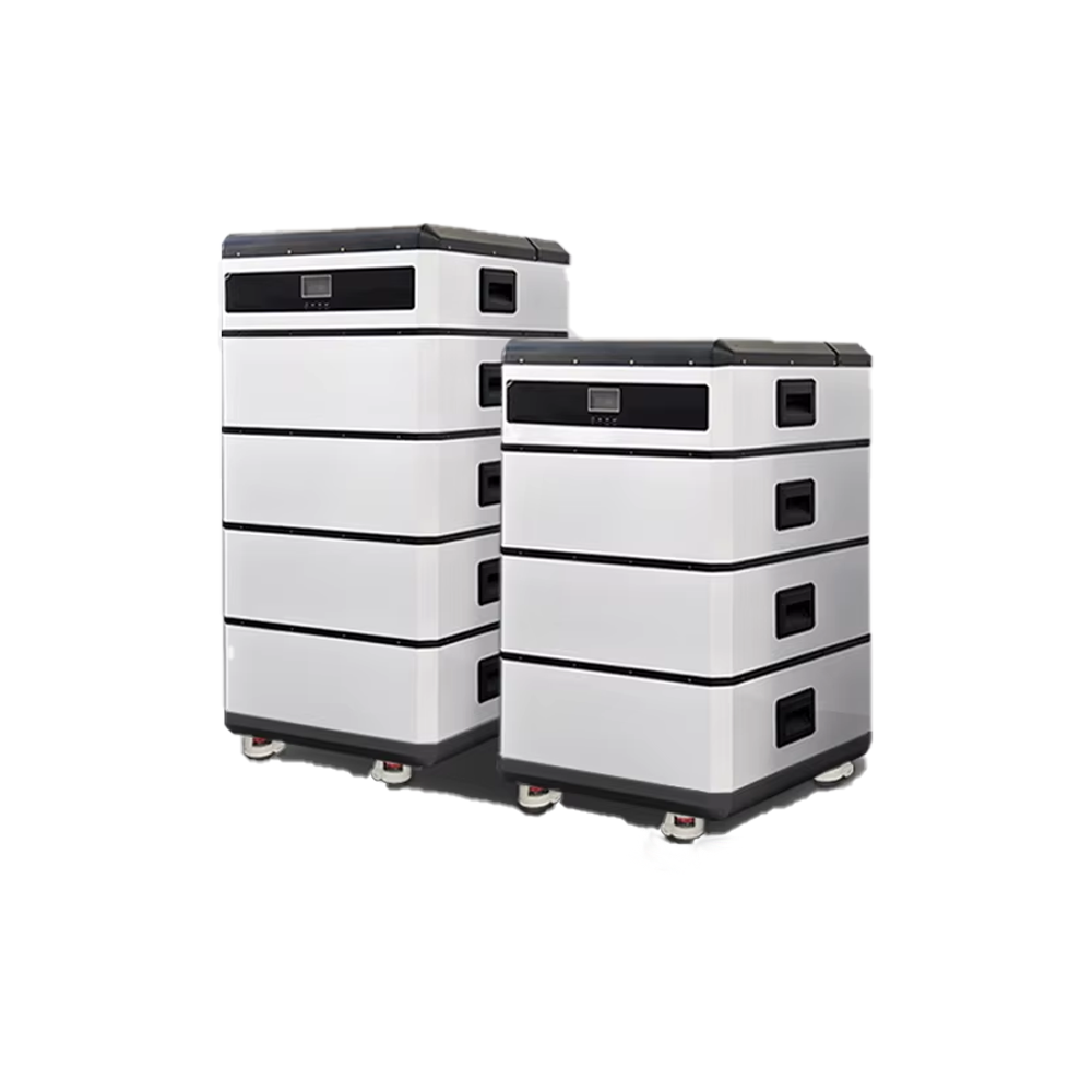 All-In-One 100ah Lithium Battery Black White Smart BMS Home Protection Hybrid Grid Connection AC Output Type Stackable 10kwh