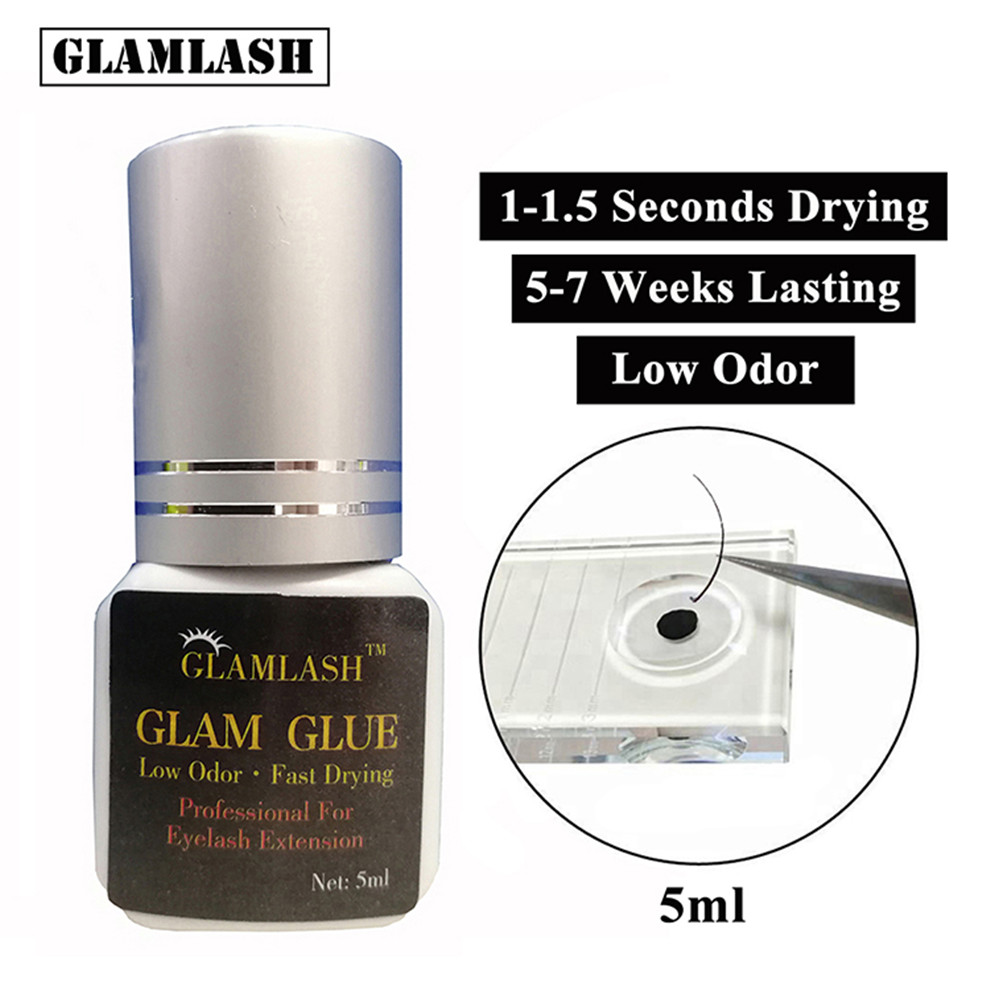 Натуральный клей для наращивания ресниц GLAMLASH, фирменная торговая марка