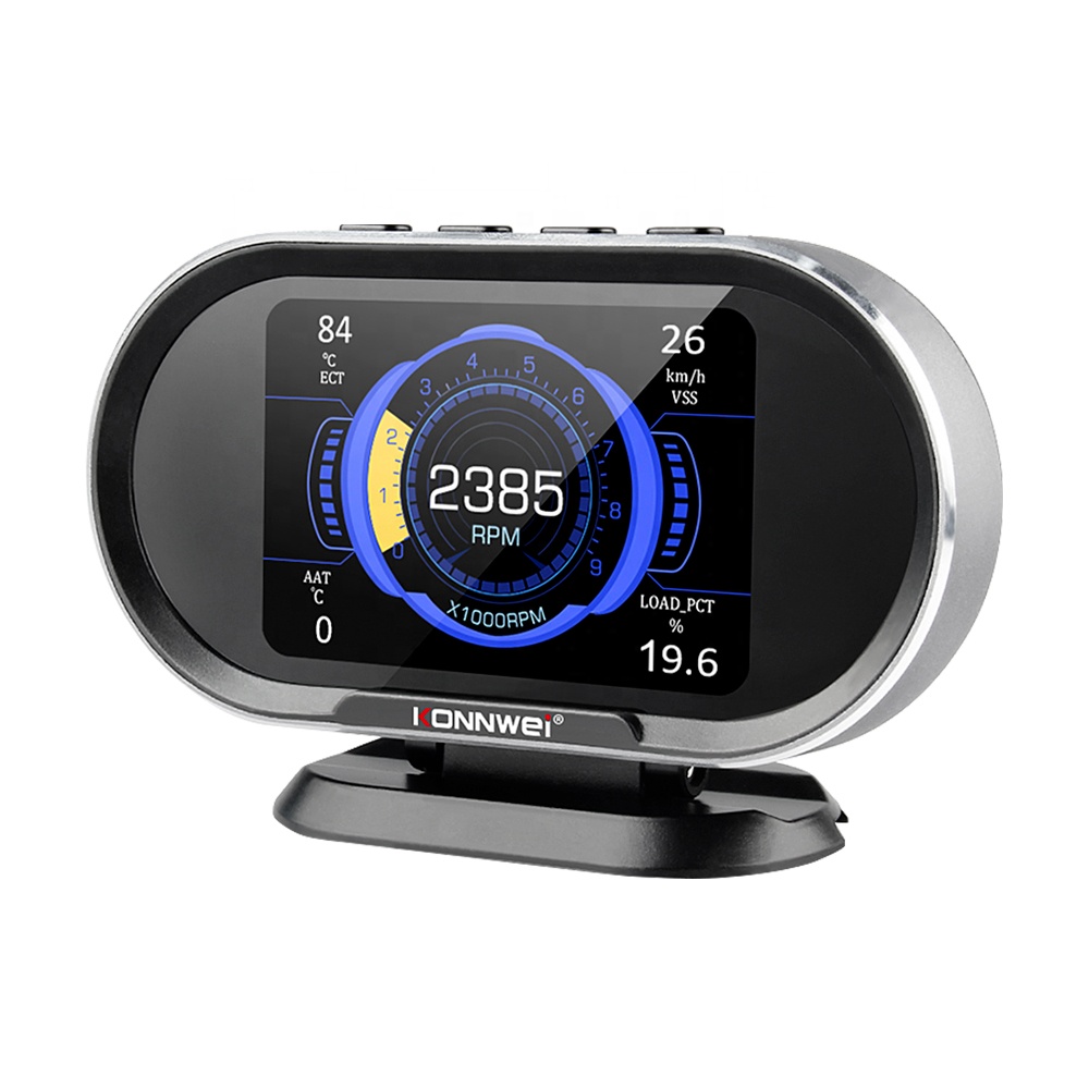 2021 Новый Тип проектора HUD KONNWEI KW206 с поддержкой обновления функций сканера OBD2