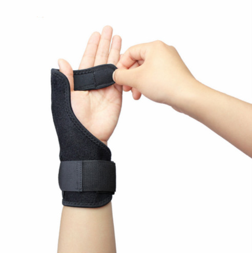 2019 High quality Wrist nylon Brace With Metal Thumb Splint Wrist Pain Relief Support Compression