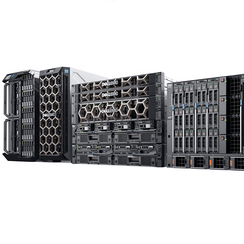 Сервер Dell для компьютера, горячая распродажа, сервер PowerEdge R740, 2U, стойкий сервер, чипсет Intel C620 64 ГБ, R740XD 4210R 10C 2.4GH 730P