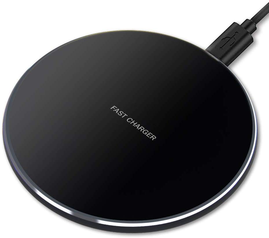 2020 New Fast Charging 10W Portable Qi Wireless Charger Cell Phone Charging Pad Battery Charger for i11 12 Pro Max