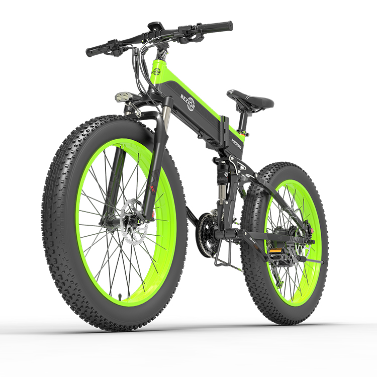 Very good price BEZIOR X1500 foldable electric mountain bike 48V12.8Ah battery 1500W motor power 26inch fat tyre