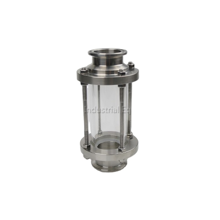 SS304 SS316L Stainless Steel Clamp Straight Sight Glass