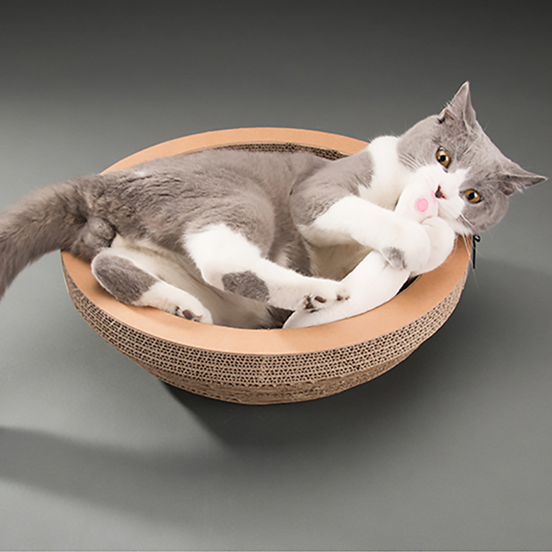 Hot sale Bowl Shape Cardboard Cat Scratcher Cat Scratch Board