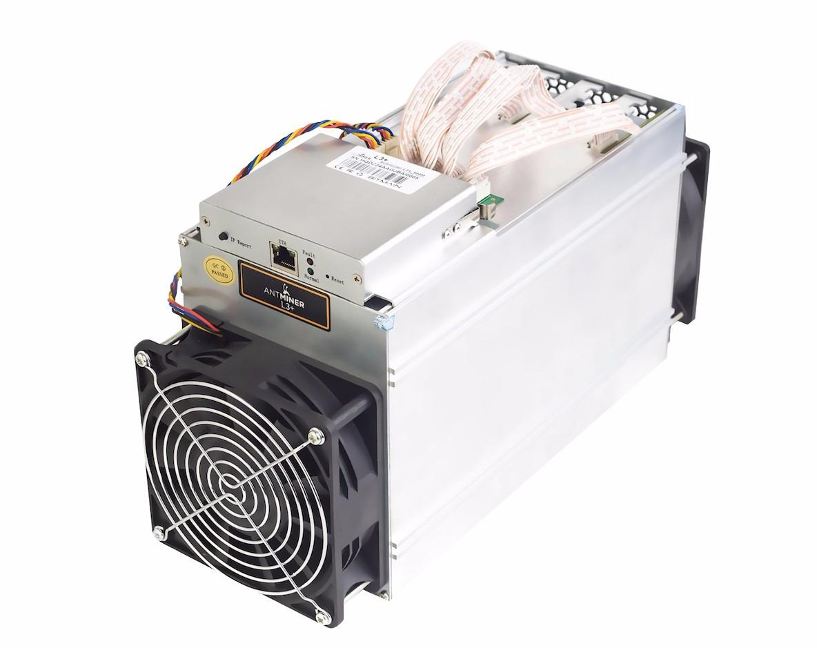 In Stock New Used Antminer L3+ for litecoin with original PSU L3+ One Year Warranty Asic Miner bitcoin miners19 pro