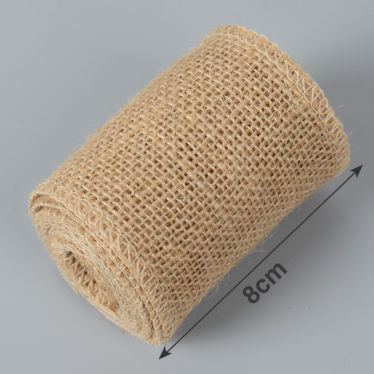DIY Ремесло Красочные 2,5-30 см 100% Гессен джут Мешковины Ленты Рулон