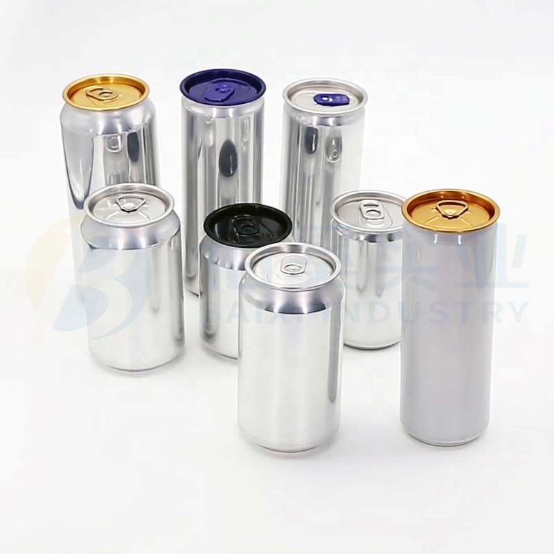 Aluminum beverage cans for 250ml 330ml 355ml sleek cans