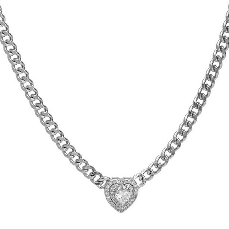 Pink White Love Heart Pendant Necklace for Women Folded Wearing Designable Hollow Hearts Necklaces Party Jewelry