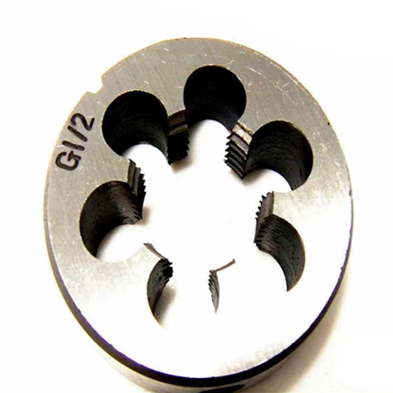 HSS Pipe Threads Round BSP 1/8 1/4 3/8 1/2 3/4 Right Hand Thread Die Metric Screw